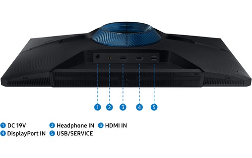 Écran Gaming 24" Samsung Odyssey G30A - HDMI/DisplayPort