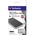 Verbatim Store 'n' Go Secure 256 Go - Argent, Noir - SSD externe USB-C - 53402