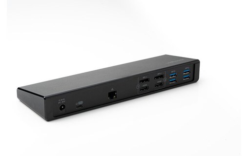 Kensington SD4750P Station d’accueil USB-C & USB-A avec 2 sorties 4K, chargeur 8