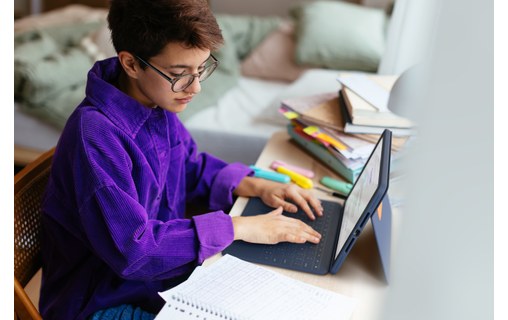 Logitech Rugged Combo 3 Touch EDU Bleu Smart Connector ĄŽERTY Français