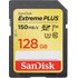 SanDisk Extreme PLUS 128 Go SDXC UHS-I Classe 3