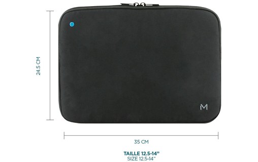 Mobilis 003065 sacoche d'ordinateurs portables 35,6 cm (14") Housse Noir