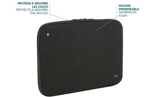 Mobilis 003065 sacoche d'ordinateurs portables 35,6 cm (14") Housse Noir