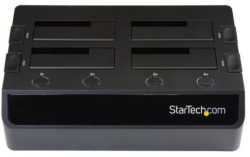 StarTech.com Station d'accueil USB 3.0 pour 4 disques durs SATA III 2,5"/3,5" 6G