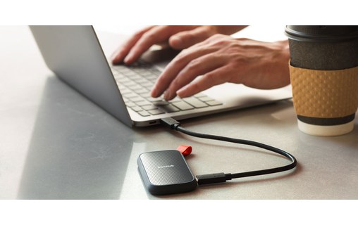 SanDisk Portable 1 To - Noir - SSD externe USB-C
