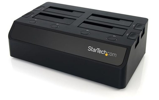 StarTech.com Station d'accueil USB 3.0 pour 4 disques durs SATA III 2,5"/3,5" 6G