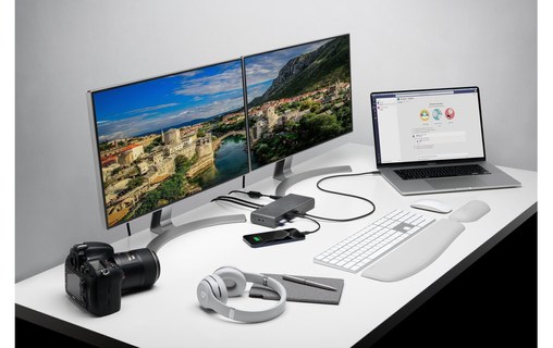 Kensington SD5700T Station d’accueil Thunderbolt™ 4 avec 2 sorties 4K, alimentat