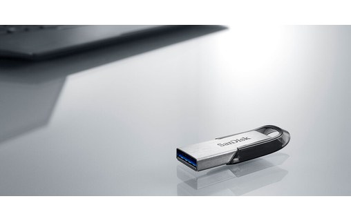 Clé USB SanDisk Ultra Flair 512 Go - Argent - USB 3.2