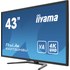 Écran 42,5" iiyama ProLite X4373UHSU-B1 - 4K