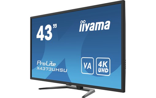 Écran 42,5" iiyama ProLite X4373UHSU-B1 - 4K