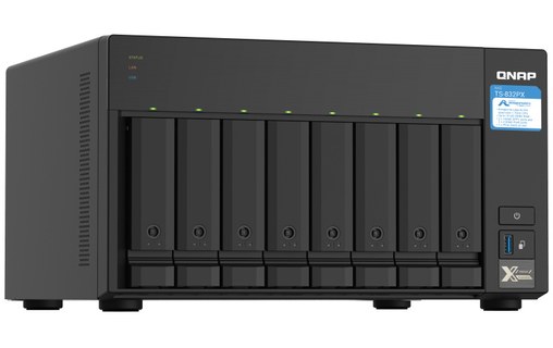 QNAP TS-832PX NAS Tower Ethernet/LAN Aluminium, Noir AL324