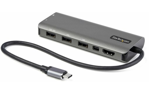 StarTech.com Adaptateur Multiports USB-C - USB-C vers HDMI ou Mini DisplayPort 4
