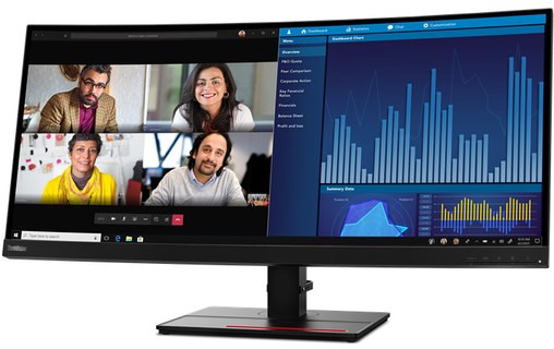 Écran Incurvé 34" Lenovo ThinkVision P34w-20 HDMI/DisplayPort/USB-C - 63F2RAT3EU