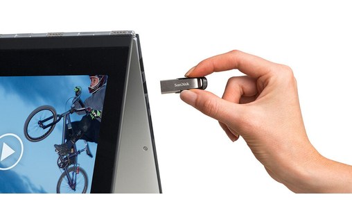 Clé USB SanDisk Ultra Flair 512 Go - Argent - USB 3.2