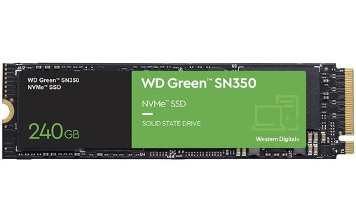 Western Digital Green SN350 240 Go - SSD M.2 NVMe PCIe 3.0