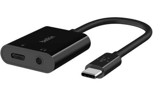 Belkin NPA004BTBK hub & concentrateur USB 3.2 Gen 1 (3.1 Gen 1) Type-C Noir