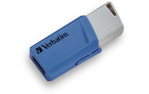 Lot de 3 Clé USB Verbatim Store 'n' Click 16 Go - Bleu, Rouge, Jaune - USB 3.2