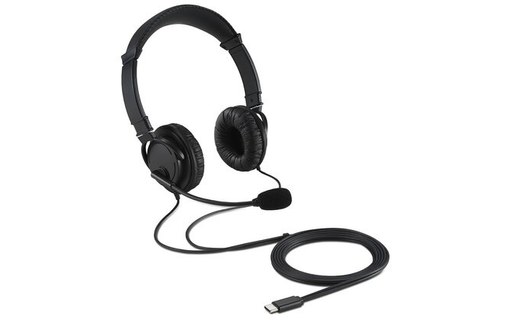 Micro-casque Kensington Classic USB-C, Noir