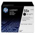 HP 55X Toners Pack de 2 Noir CE255XD