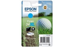 Epson 34XL - Balle de Golf Cartouche Cyan C13T34724010 (T3472)