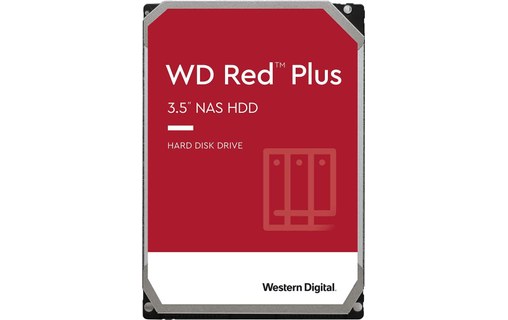 12 To WD Red Plus SATA III 3,5 - Disque dur pour NAS WD120EFBX