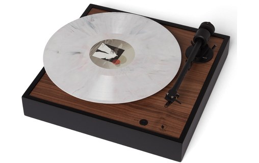 Platine vinyle La Boite concept SQUARE Noir Mat et Noyer - 33 & 45 tours