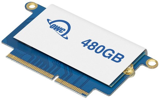 Barrette SSD OWC Aura Pro NT 480 Go - MacBook Pro 13" 2016-2017 SANS Touch Bar