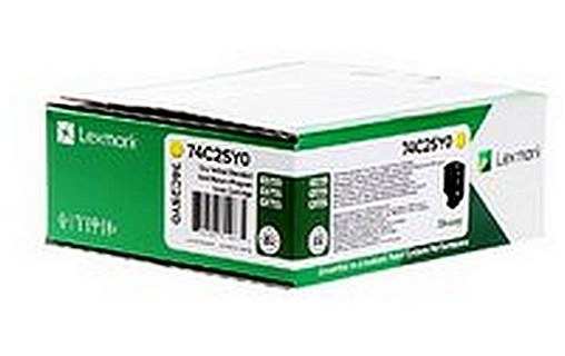 Lexmark CS720 Toner Jaune 74C2SY0