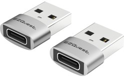Pack de 2 Mini Adaptateurs USB-C vers USB-A 480 Mbit/s - EZQuest X40057
