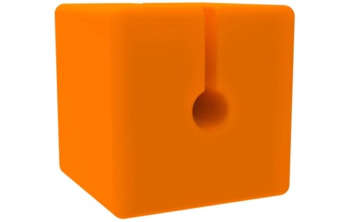 Lot de 4 passe-câbles aimantés (taille S) Orange Gestion des câbles Function101