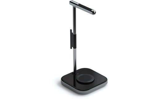 Support casque 2 en 1 avec chargeur sans fil induction - Satechi