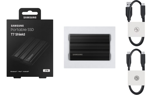 Samsung T7 Shield 2 To Noir - SSD externe portable USB-C & USB-A