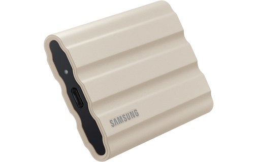 Samsung T7 Shield 1 To Beige - SSD externe portable USB-C & USB-A