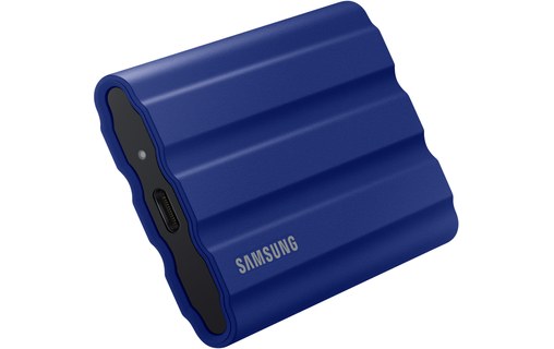 Samsung T7 Shield 1 To Bleu - SSD externe portable USB-C & USB-A
