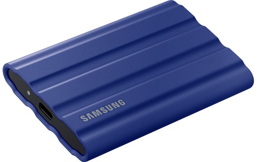 Samsung T7 Shield 2 To Bleu - SSD externe portable USB-C & USB-A