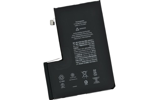 MMOBIEL Vitre arrière de Cache Batterie Remplacement Compatible avec iPhone  12 Pro Max - 6.7 inch Noir INCL Outil d'ouverture : : High-Tech