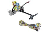 URBANGLIDE Pack Hoverboard + kart multicolor - Roues 6.5 - 550W - 4Ah - Longueur