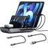 Satechi Dock5 Station de charge Qi iPhone/iPad+ Cables USB-C/USB-C+USB/Lightning