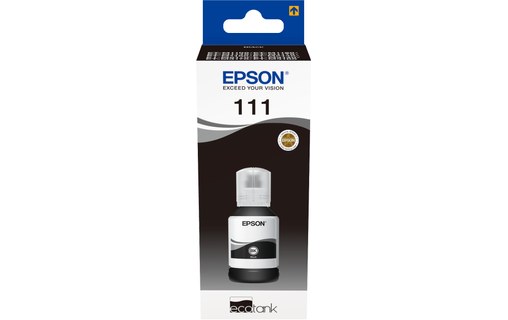 Bouteille d'encre EPSON 111 EcoTank Noir 127 ml