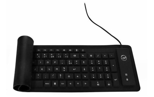 Mobility Lab clavier flexible, waterproof, étanche et enroulable ML300559 - AZER