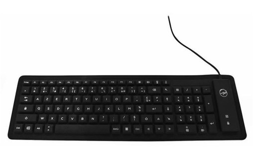 Mobility Lab clavier flexible, waterproof, étanche et enroulable ML300559 - AZER