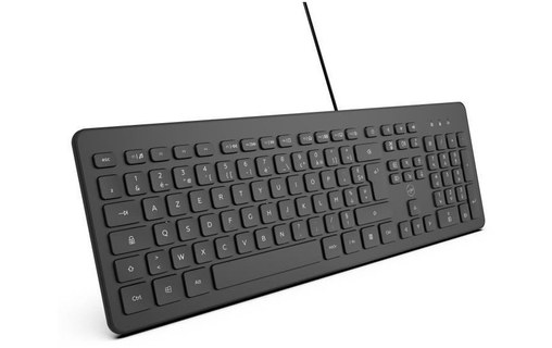 MOBILITY LAB ML304250 - Clavier PC Business Filaire avec 2 hub USB intégré - Noi