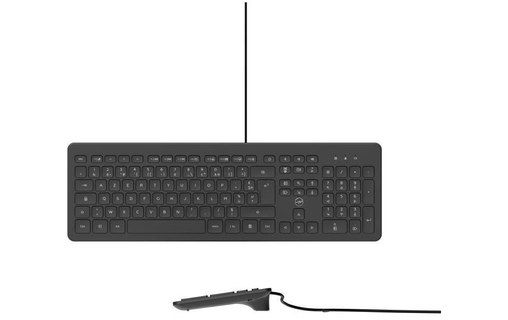 MOBILITY LAB ML304250 - Clavier PC Business Filaire avec 2 hub USB intégré - Noi