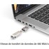 Pack de 2 Mini Adaptateurs USB-C vers USB-A 480 Mbit/s - EZQuest X40057