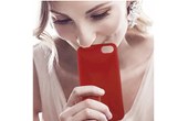 KSIX Coque de protection Sense Aroma - Parfum Fraise pour Iphone 7 Rouge