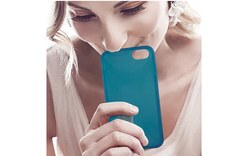 KSIX Coque de protection Sense Aroma - Parfum Menthe pour Iphone 7 Bleu