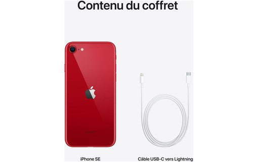 Apple iPhone SE 2022 (3è génération) 256 Go (PRODUCT)RED