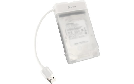 Storeva Klik Blanc - Boîtier disque 2,5 sans vis USB 3.0 UASP