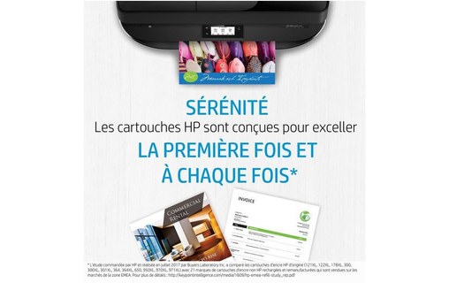 HP 953 pack de 4 cartouches d'encre authentiques, noir/cyan/magenta/jaune (6ZC69