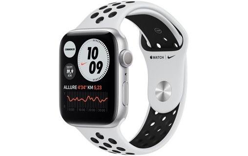 Apple Watch Nike Serie 6 (44Mm, Sport Band Gps) Bracelet Nike Argent